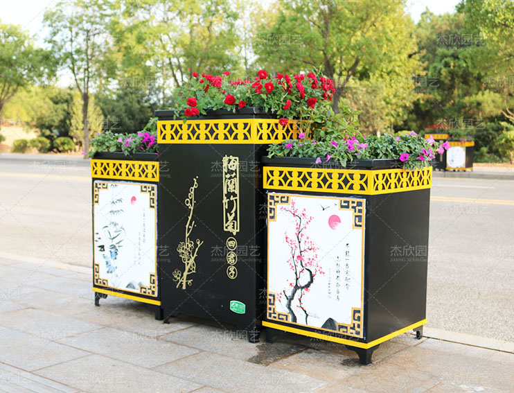 移動式組合花箱適合公園使用嗎？